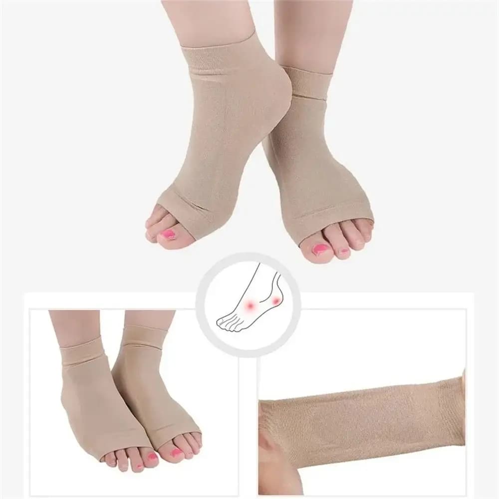 Calzini sportivi Cuscinetti per tallone in gel invisibile Massaggio ai piedi Cuscino per tallone Calzino protettivo per tallone Imbottitura in gel morbido Supporto per caviglia Stivali Pattini