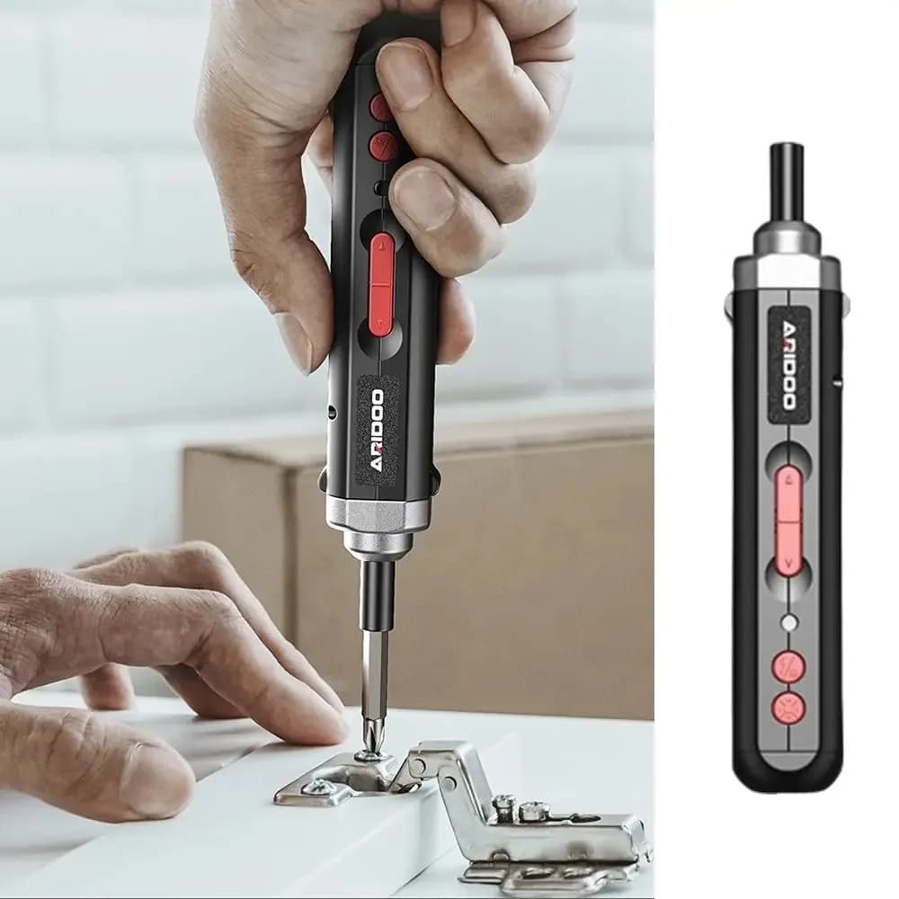 Cacciavite Elettrico Ergonomico Portatile con Ricarica USB, Trapano Senza Fili a Forma di Penna, Strumento Pratico per un Facile Impugnamento