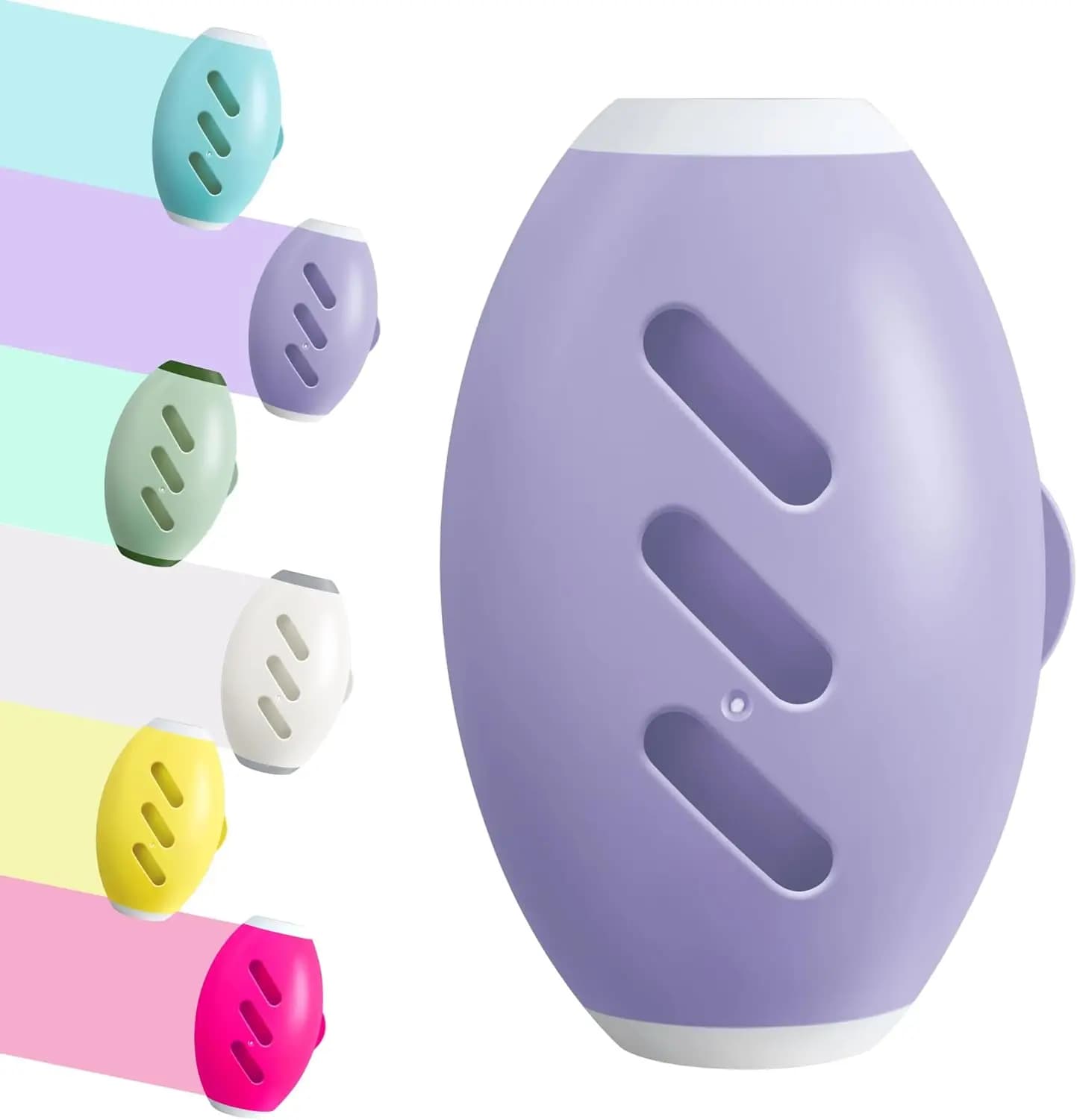 Mini Rullo Portatile in Gel per Peli di Animali Domestici, Rimuovi Peli Appiccicoso per Vestiti e Bucato - Viola