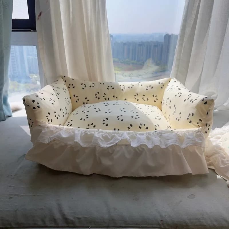Fully dismantled and washed cotton pet litter spring and summer cat litter kennel