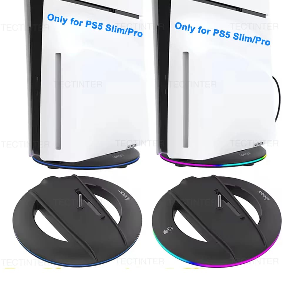 Supporto di raffreddamento verticale per console PS5 Slim / PS5 Pro, base antiscivolo per accessori PS5 Slim