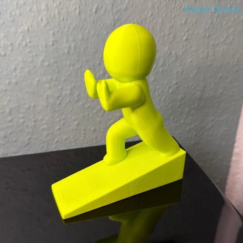 preferred1PC Cute Pushing Man Shaped Door Stopper Non Slip Base Durable Build Suitable For Home Office Bedroom Useproduct