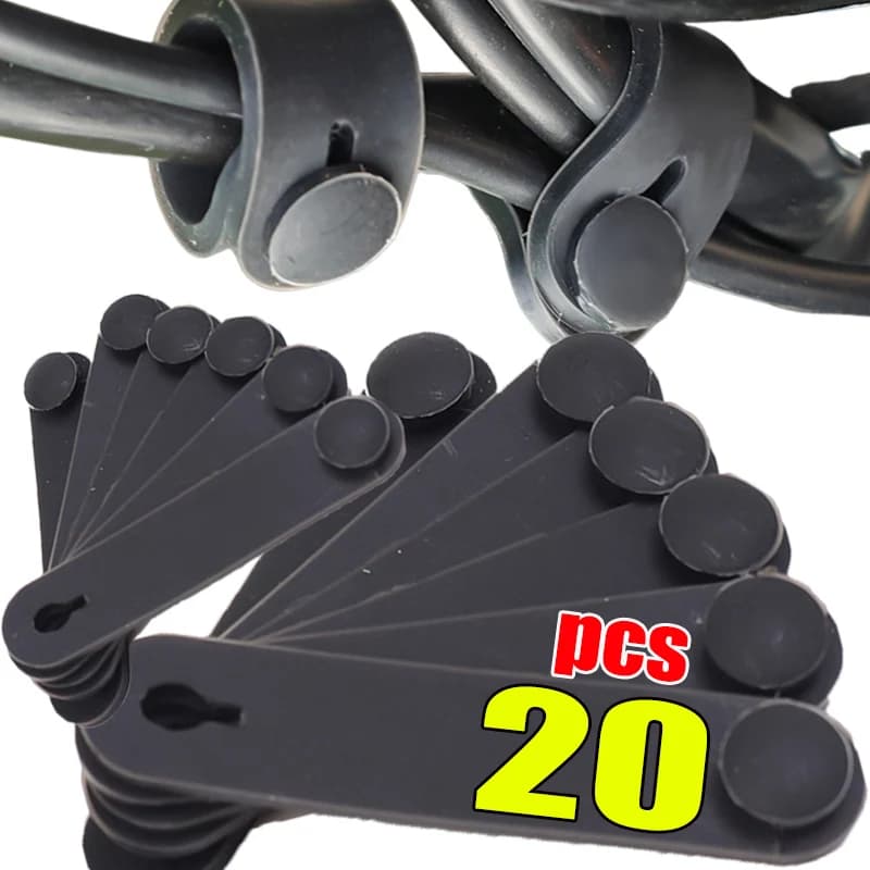 1-20 pezzi telaio in gomma per moto fissaggio cavo cablaggio cavo di alimentazione fascette freno linea frizione fissaggio elastico accessori auto