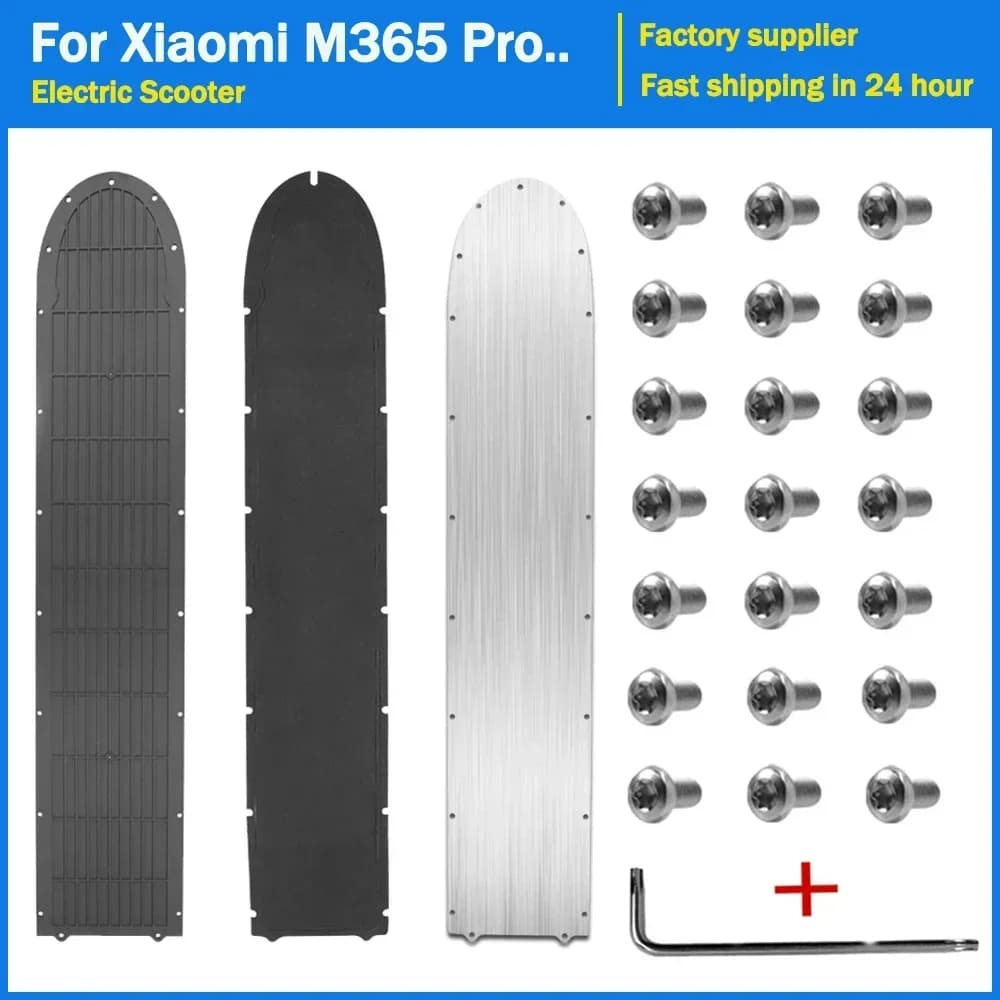 Coperchio inferiore del vano batteria per Xiaomi M365 Pro Scooter elettrico Coperchio telaio 17/21PCS Viti Piastra di protezione inferiore della batteria
