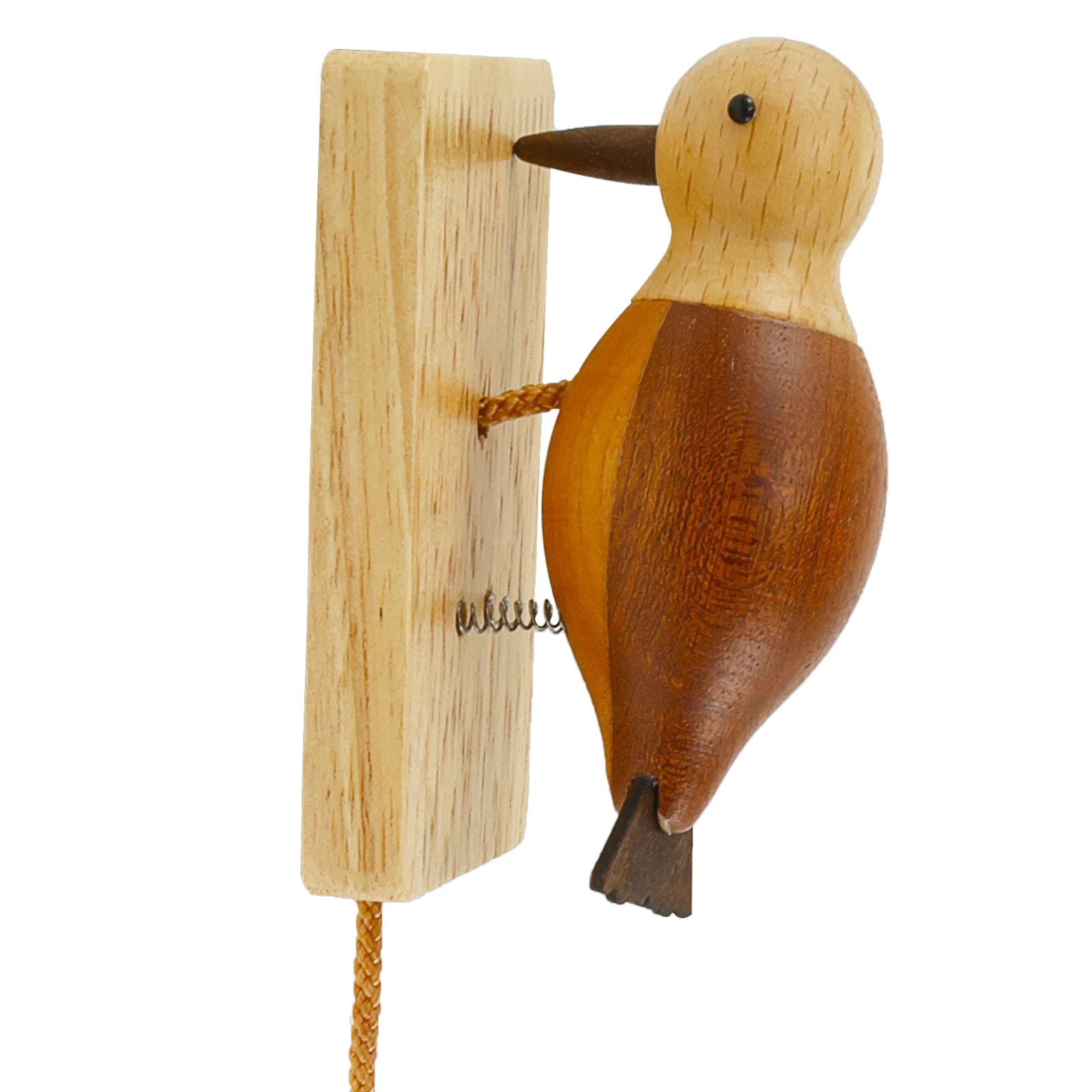 1 Piece Door Compass in Wood, Creative Retro Bell with Door Frame and Home Decoration