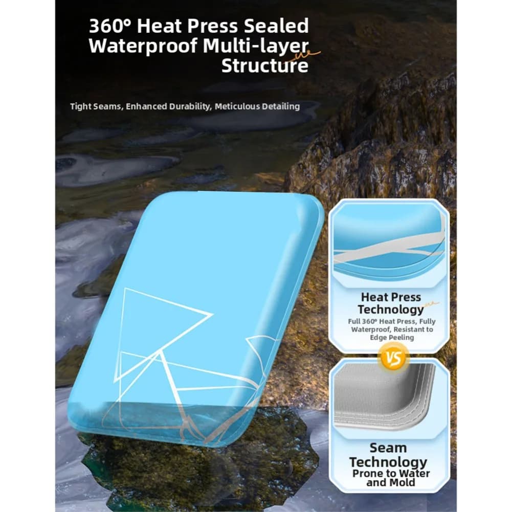 Bearing for fishing gear box 30x24x3.3 cm PU waterproof breathable high resilience cushion for fishing box accessories for pillow