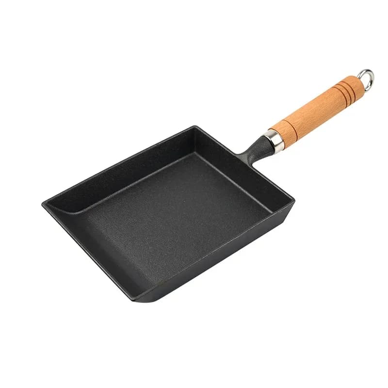 % un pentole giapponesi antiaderenti cucina domestica padella per uova pancake padella pentola in ghisa facile da pulire strumenti di cottura quadrato Po