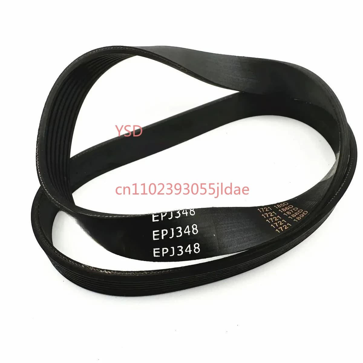 EPJ348 grooved strap for flat and treadmill - 3EPJ348, 4EPJ348, 5EPJ348, 6EPJ348, 7EPJ348 (1 pcs)