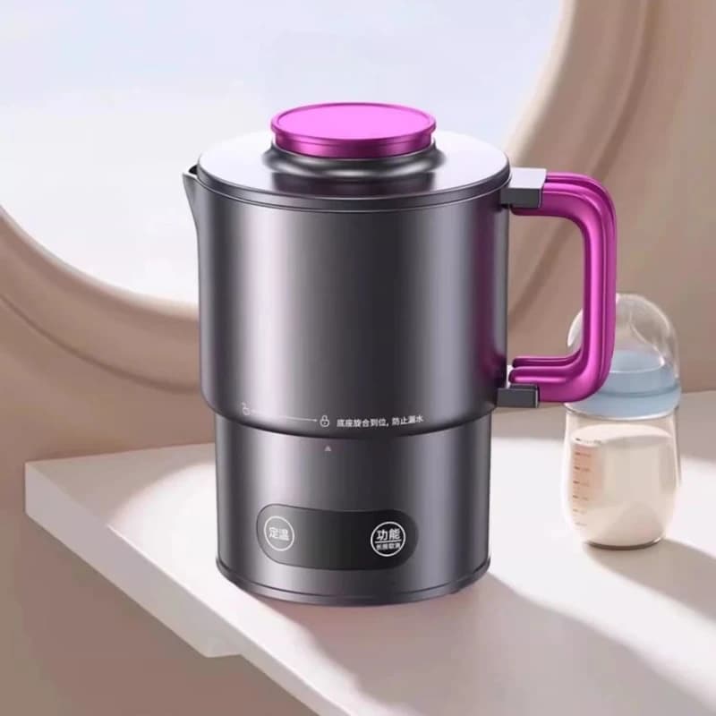 [German Brand] Stainless Steel Travel Home Folding Kettle Small Constant Electric Thermal Insulation