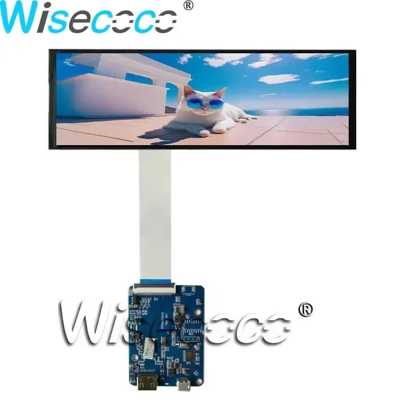 Display LCD da 7,9 pollici 1280X400 Bar Schermo TFT IPS Display LCD MIPI Scheda driver per custodia Monitor secondario Raspberry Pi Wisecoco