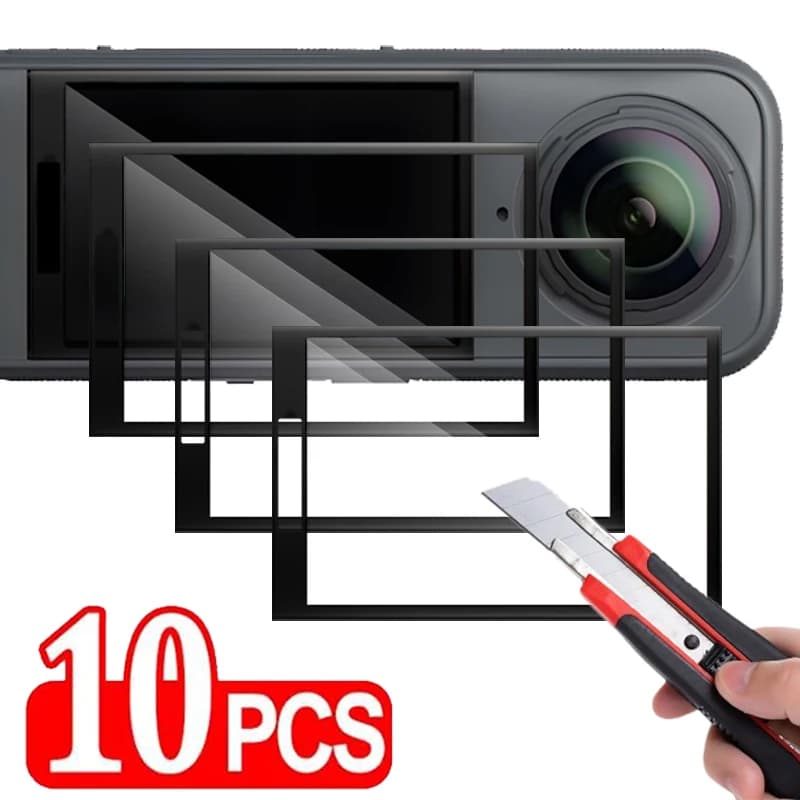 Pellicola protettiva curva 3D per Insta360 X5 Protezione schermo Pellicole antigraffio Copertura non in vetro per accessori Insta 360 X5