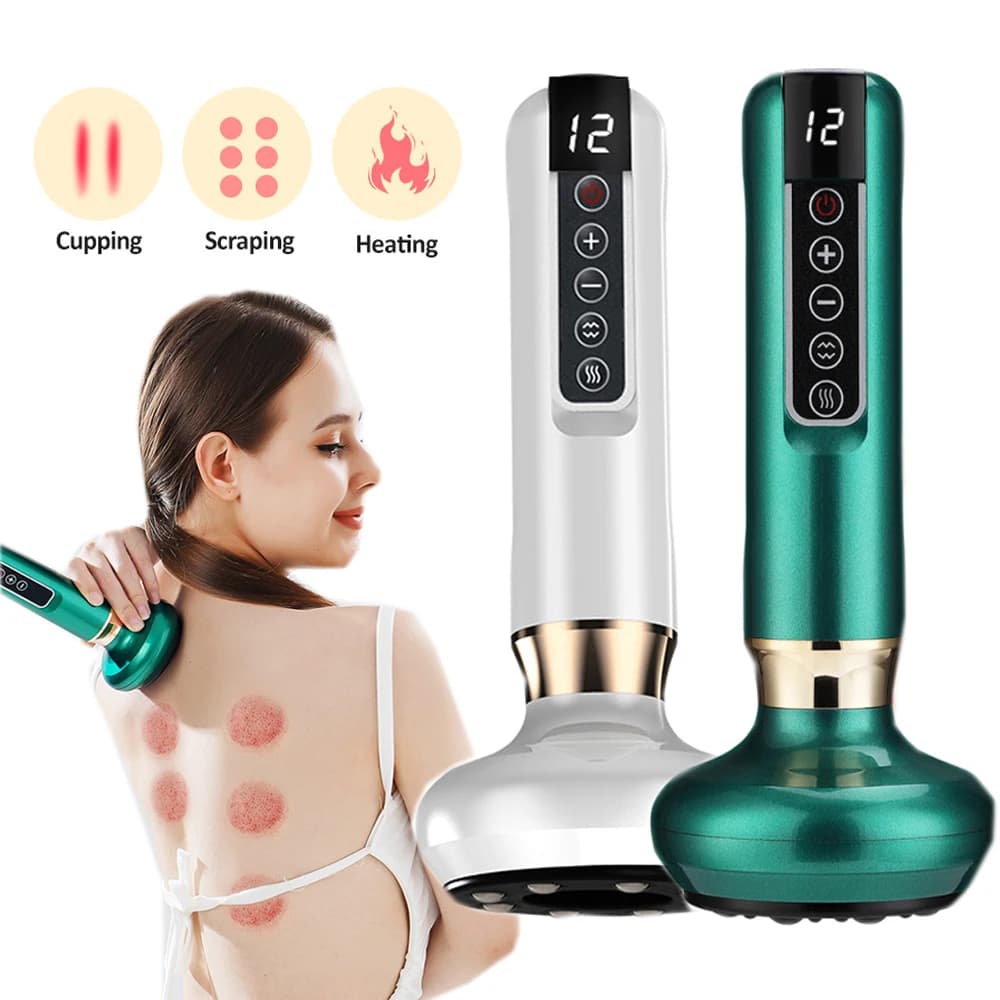 Set di coppettazione medica di aspirazione intelligente Massaggiatore di bellezza Barattoli di vetro Coppettazione anticellulite Massaggio Guasha dimagrante sottovuoto