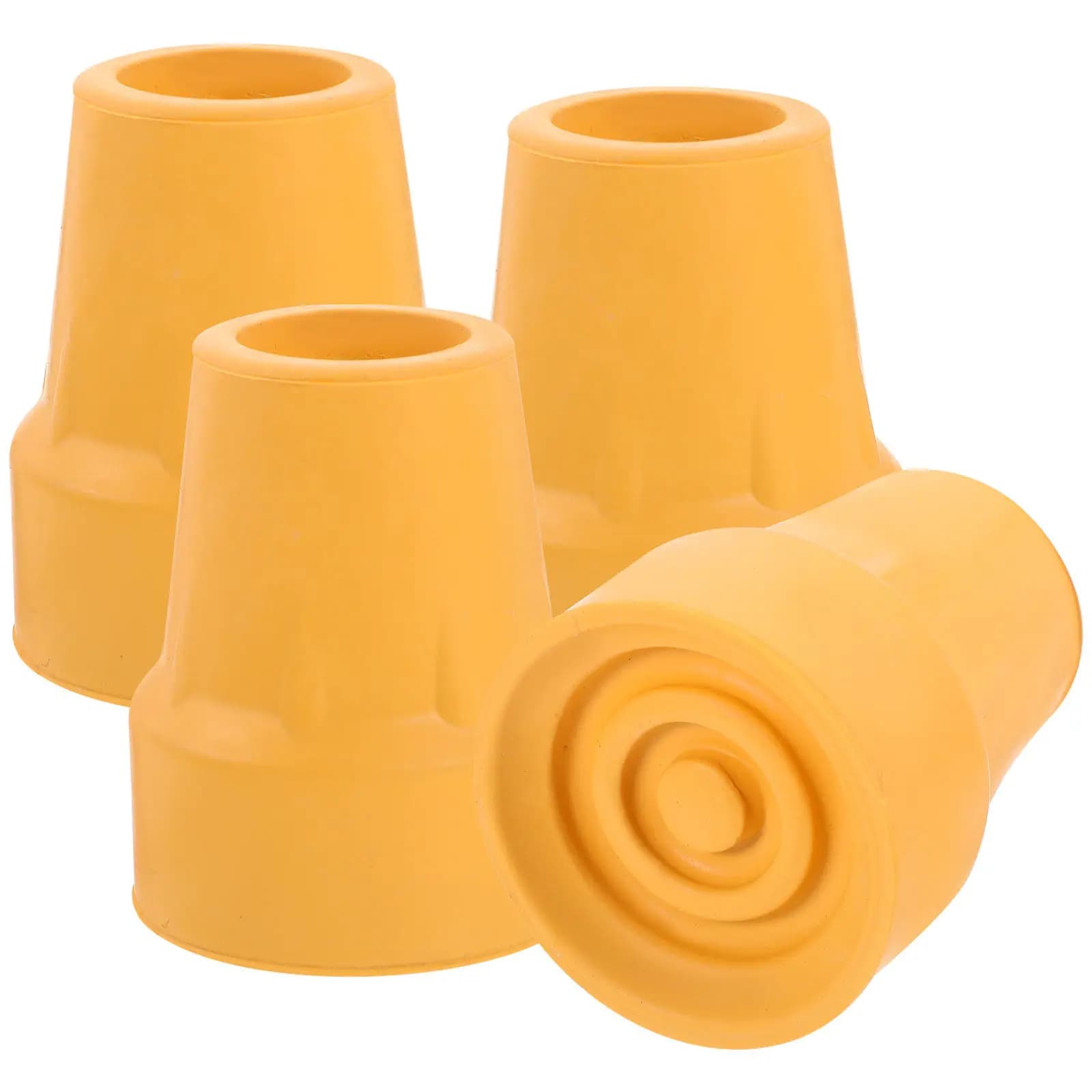 4 Pezzi Punte Antiscivolo Resistenti all'Usura per Bastoni, Cime di Ricambio per Bastoni da Passeggio, Copripunta per Bastoni da Trekking