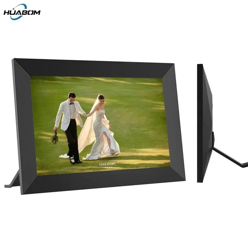 Wifi Digital Picture Frames 10.1" With Motion Sensor Auto-Rotate Easy Setup Free Share Photos&Video Frameo