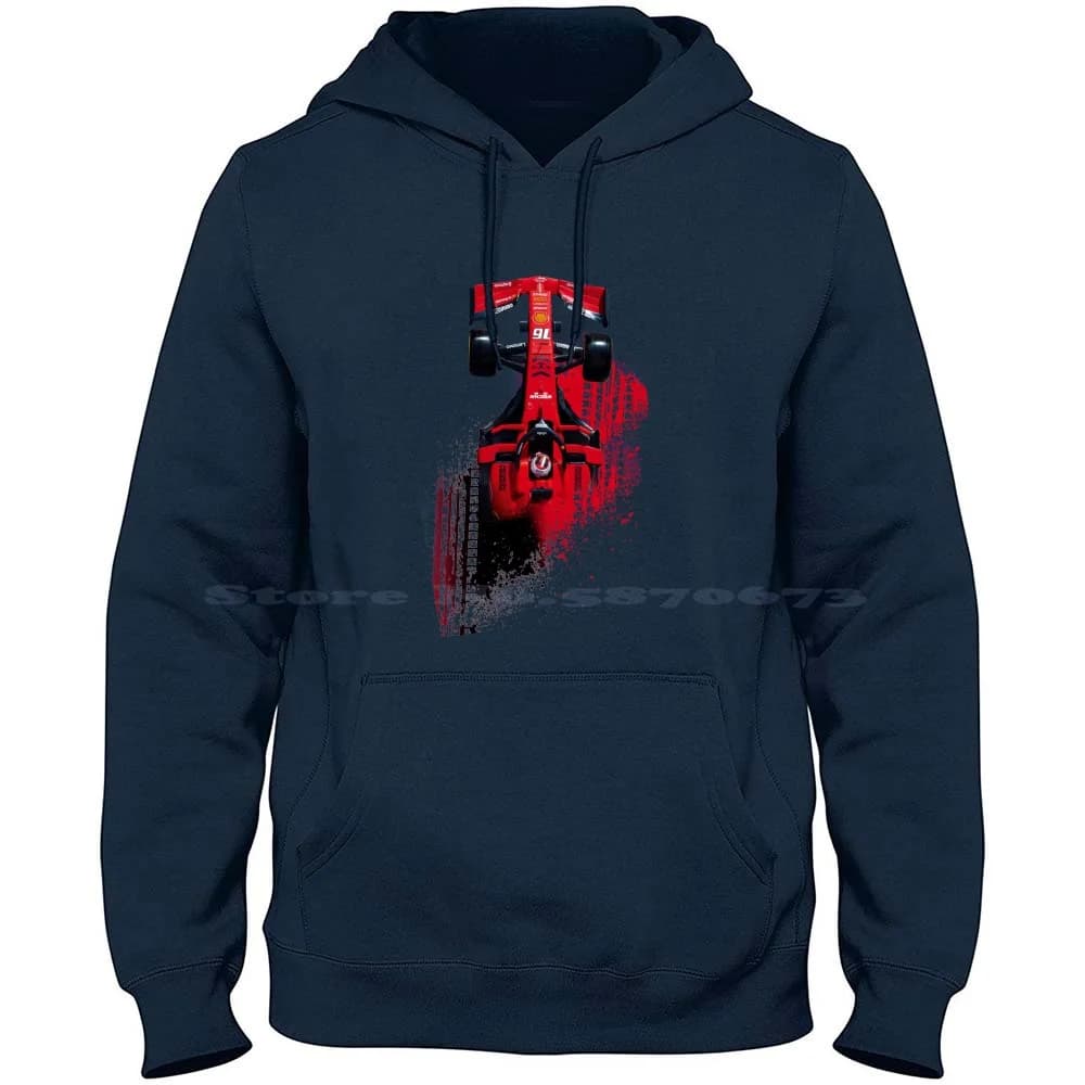 2019 Felpa con cappuccio in puro cotone 100% Tshirt Cars Scuderia Racing Vettel Lec Sebastian Race Speed Kubica Stroll Hamilton Bottas Gp