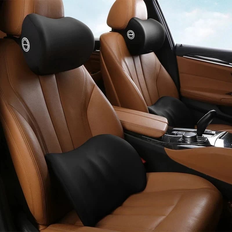 Cuscino Lombare in Memory Foam, Supporto Schiena Versatile per Tutte le Stagioni, Cuscino di Supporto per Auto
