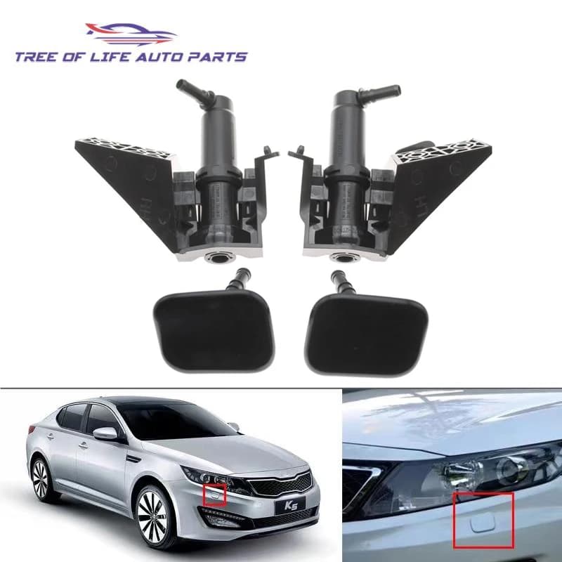 Per Kia Optima III 2013 2014 2015 Paraurti Anteriore Testa Della Lampada Della Luce Rondella Ugello di Spruzzo Pompa di Pulizia Attuatore Tappo di Copertura 98674-2T000