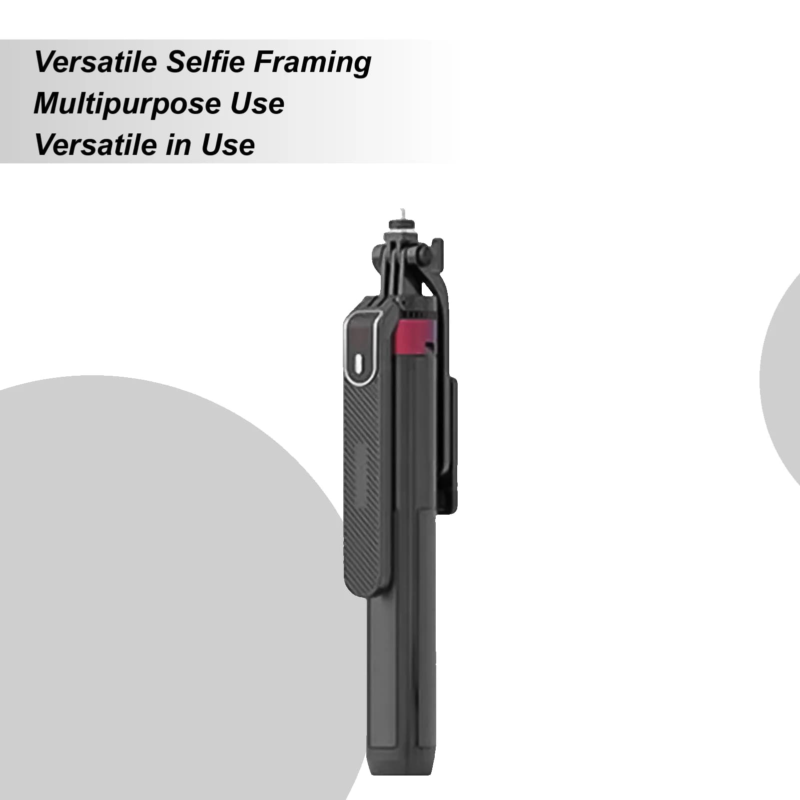 Bastone per fotocamera Bastone per selfie quadrupede Staffa per riprese anti-vibrazione Supporto per fotocamera rotante per la registrazione in streaming Fotografia Palestra