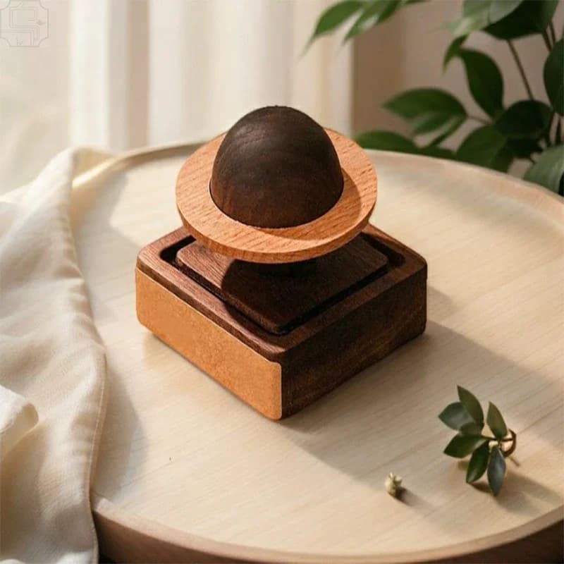 Diffusore di Profumo in Legno Senza Oli Essenziali a Forma di Giove, Decorazione per la Casa, Purificatore d'Aria, Regalo per Amici, Essenziale per Dormitori