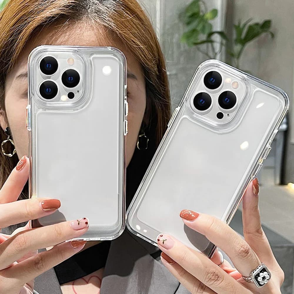 Custodia per telefono in silicone trasparente per Samsung A56 5G A55 A36 A54 A53 A73 A72 A71 A52 A51 A50 A35 A34 A32 A31 A30 Antiurto Funda