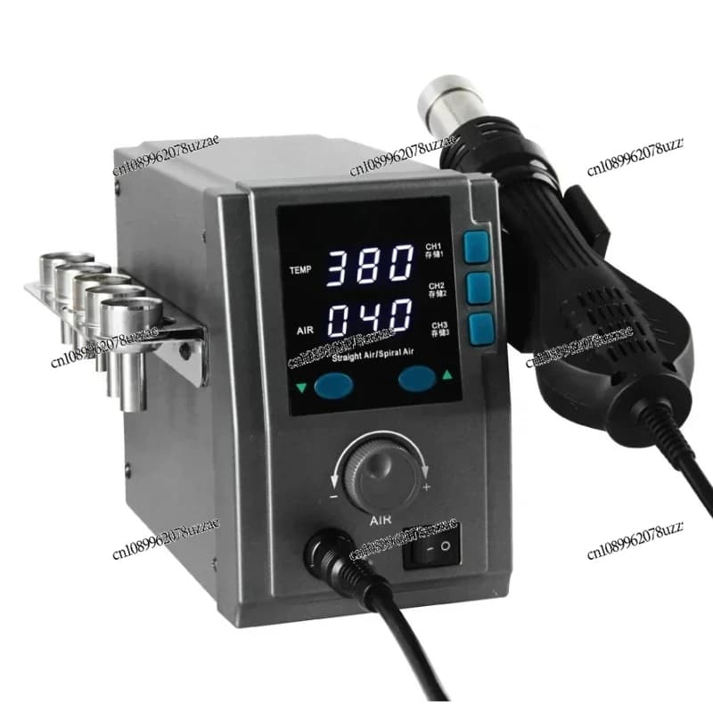 Controllo del calore LCD 2020D 220V/110V Riparazione del telefono cellulare Saldatura Pistola ad aria calda portatile