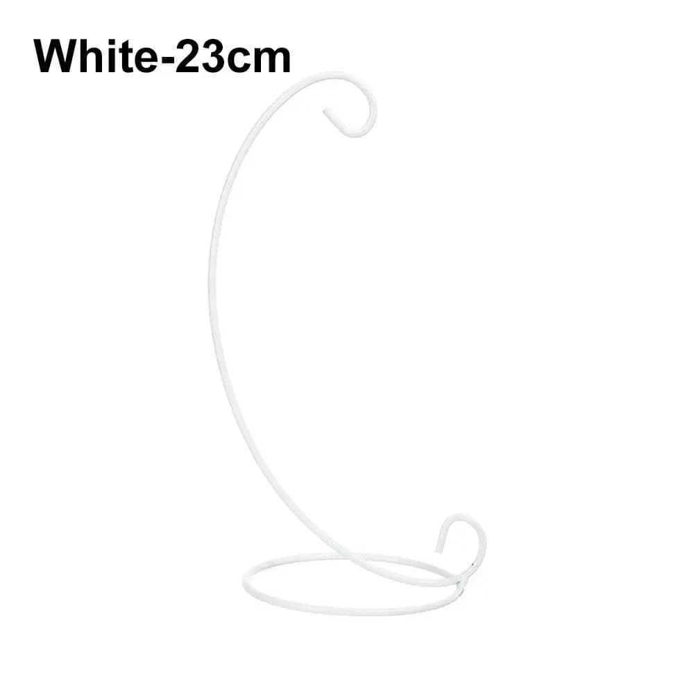 Glass Ball Hanging Micro Landscape Ecological Bottle Supplies Ornament Display Stand Iron Hanging Hanger Hook Candle Holder