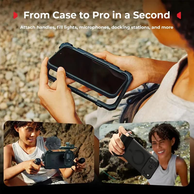 SmallRig FilMov Lightweight Photography Phone Case for iPhone 17 Pro/Pro Max Support Various Lenses / Filters Shooting 5549/5551