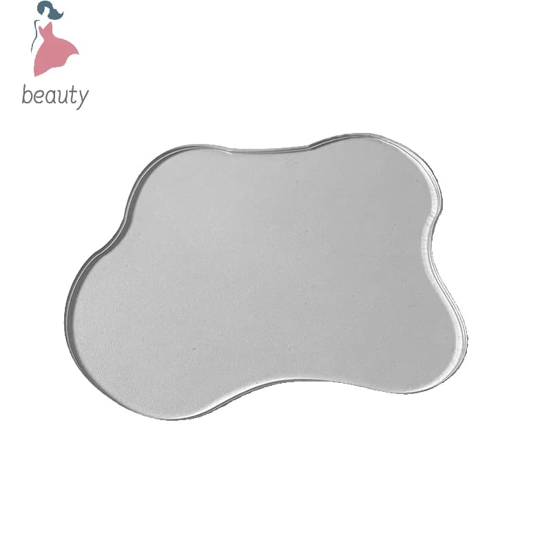 Strumenti per tabellone multifunzione Nail Art Acrilico trasparente che mostra la mensola Impostazione tavolozze di colori acrilici circolari irregolari
