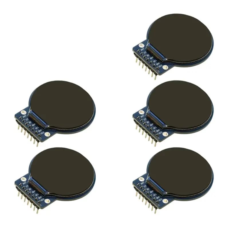 ABKQ-For ESP32 Arduino for DIY smartwatch projects compatible with 5 pcs LCD display 240X240 round 1.28 inch TFT with GC9A01 driver