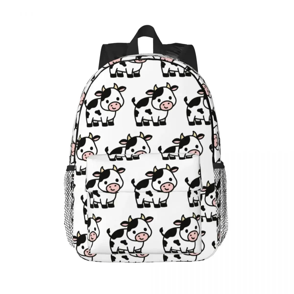 Cow Backpacks Boys Girls Bookbag Cartoon Students School Bags Laptop Rucksack Shoulder Bag Large Capacity