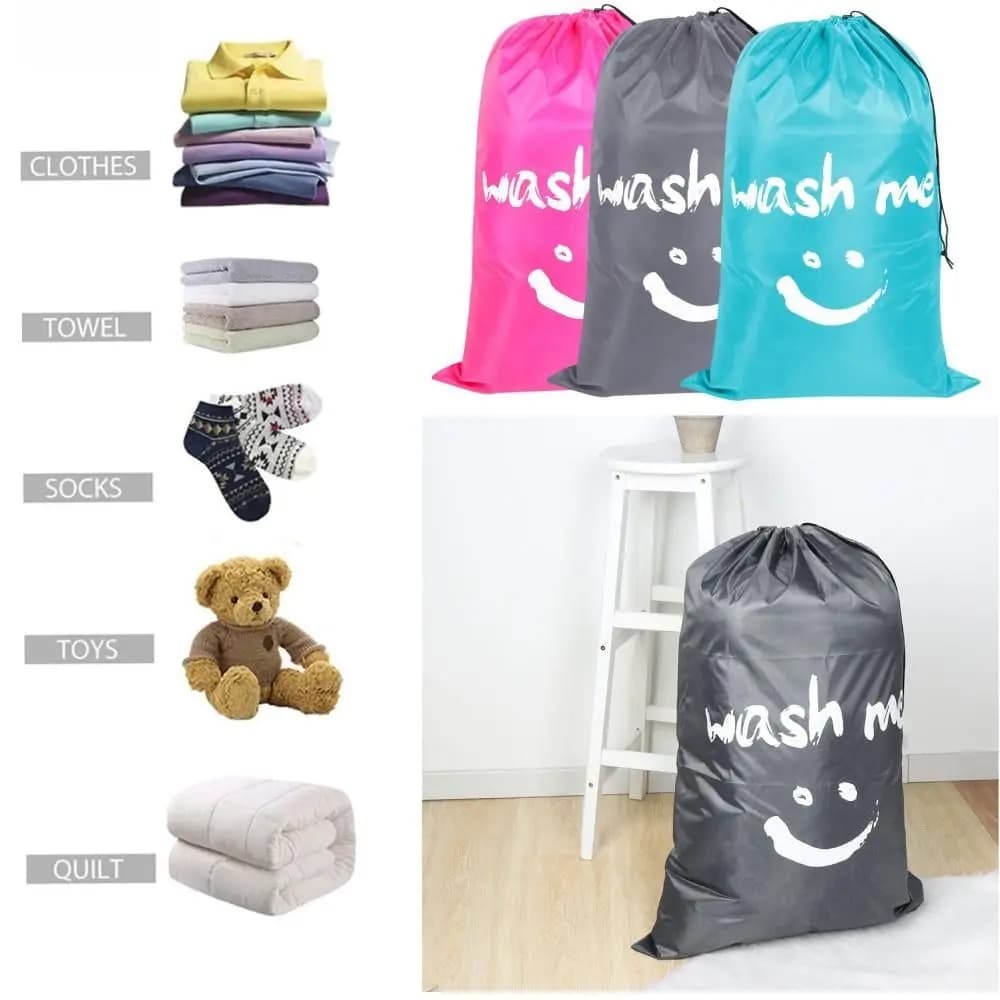 New Nylon Waist Basket Foldable, Organizer for Dirty Dresses, Bag