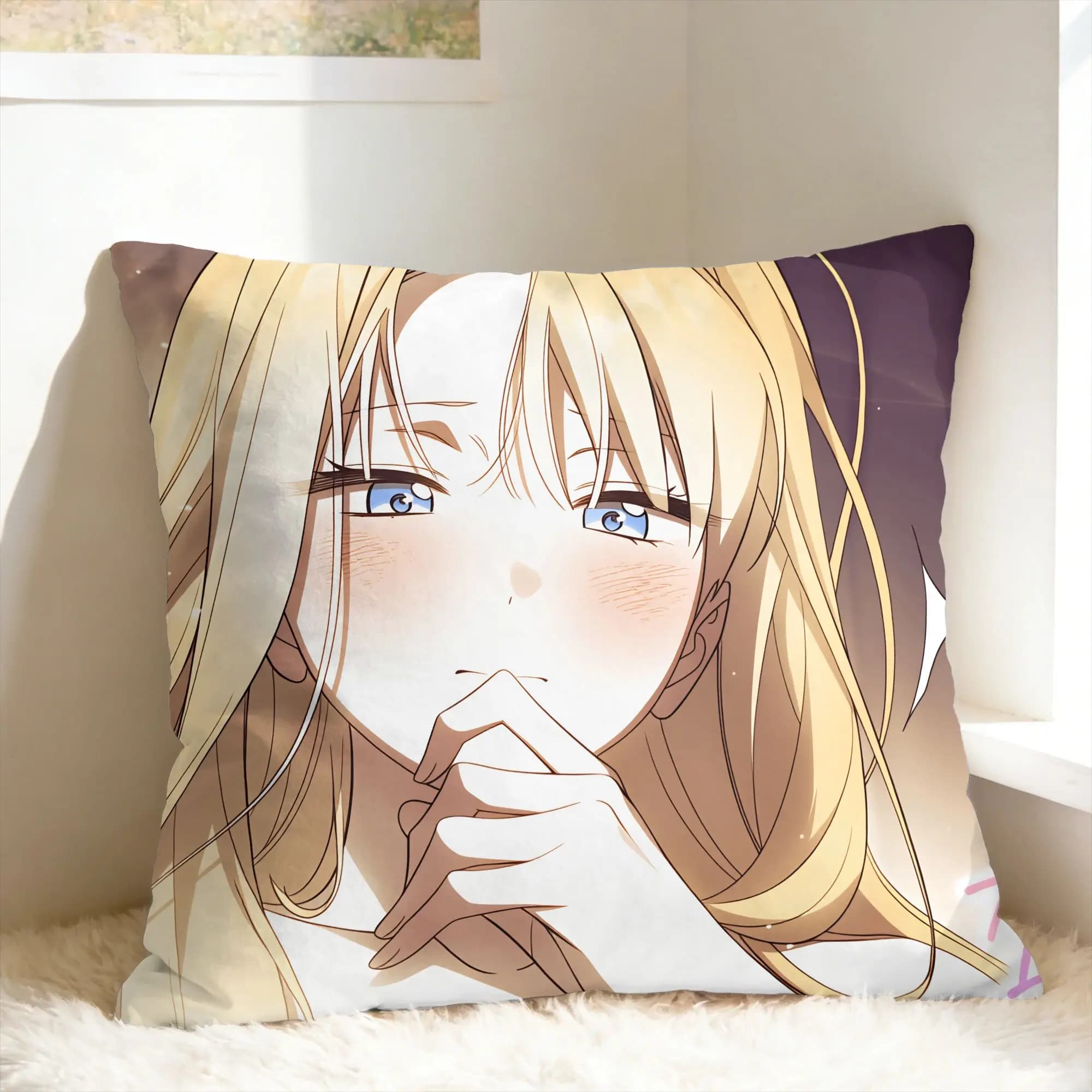 H-How To Win My H-Husband Over Pillow Cover Comfy Cushion Cover Retro Trendy Pillow Case For Chair Sofa Home Decor