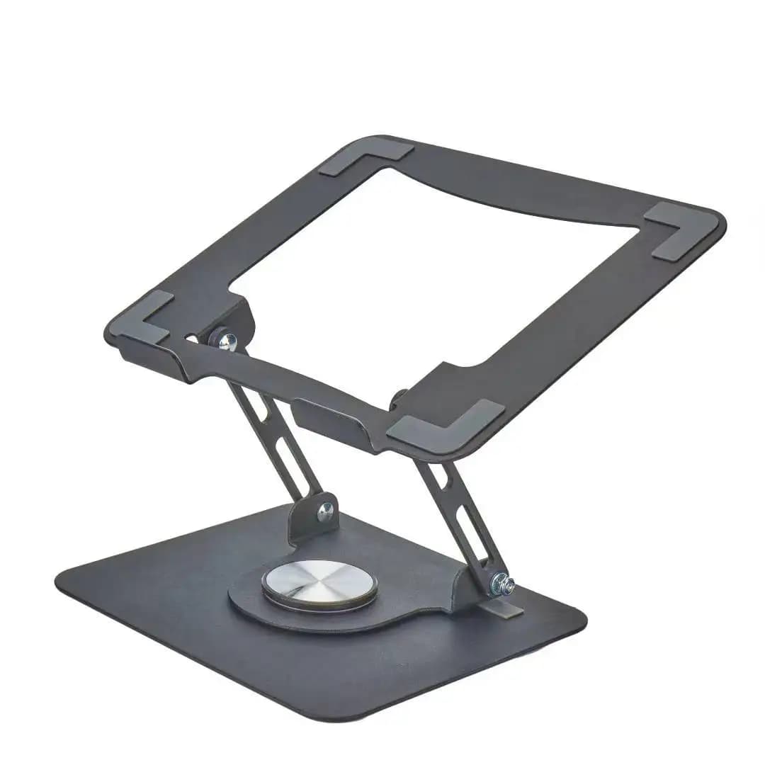 Supporto per laptop portatile pieghevole girevole a 360 gradi Supporto per laptop pieghevole stabile girevole in acciaio per laptop girevole in altezza regolabile