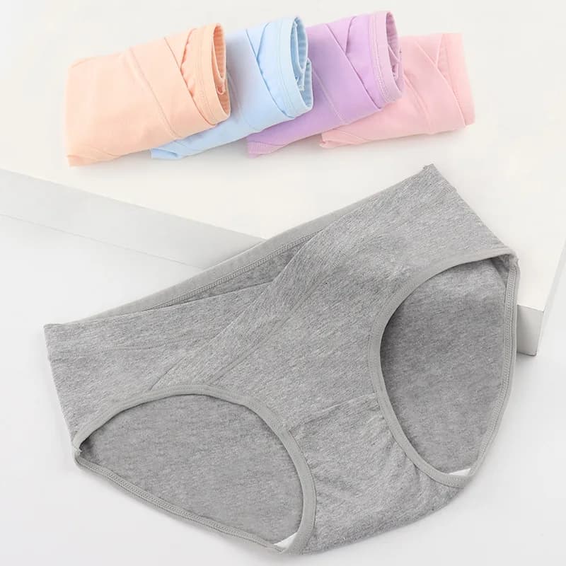 Mutandine da futura mamma taglie forti Intimo da donna Slip senza cuciture in cotone Mutande da ragazza Lingerie sexy per donna