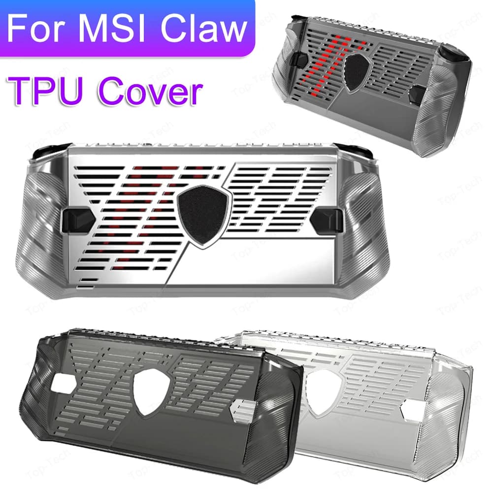 Per MSI Claw Console portatile Custodia protettiva in TPU Custodia protettiva antigraffio Custodia protettiva completa Accessori di gioco
