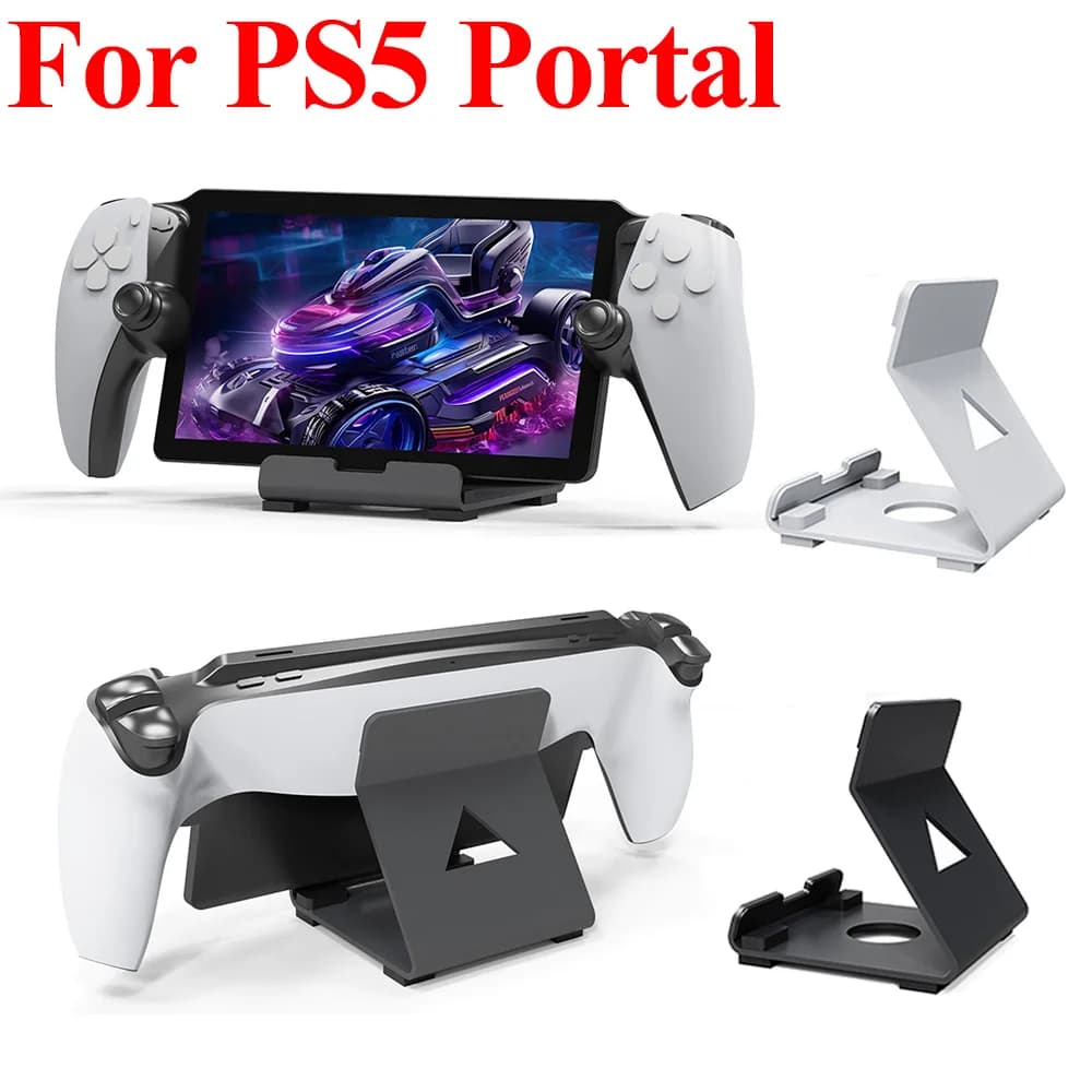 Supporto per Console di gioco supporto da tavolo per supporto portale PS5 con Pad antiscivolo per Playstation Portal Steam Deck ROG Switch
