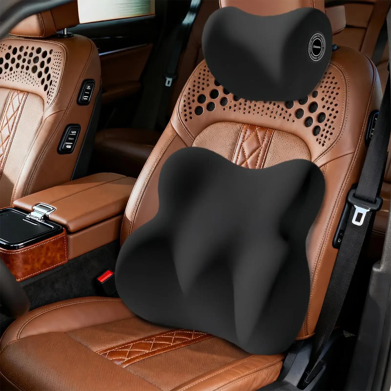 Cuscino per auto in memory foam, ergonomico, accessori auto, kit cuscino per il collo, per veicoli, camion, viaggi, pendolarismo quotidiano