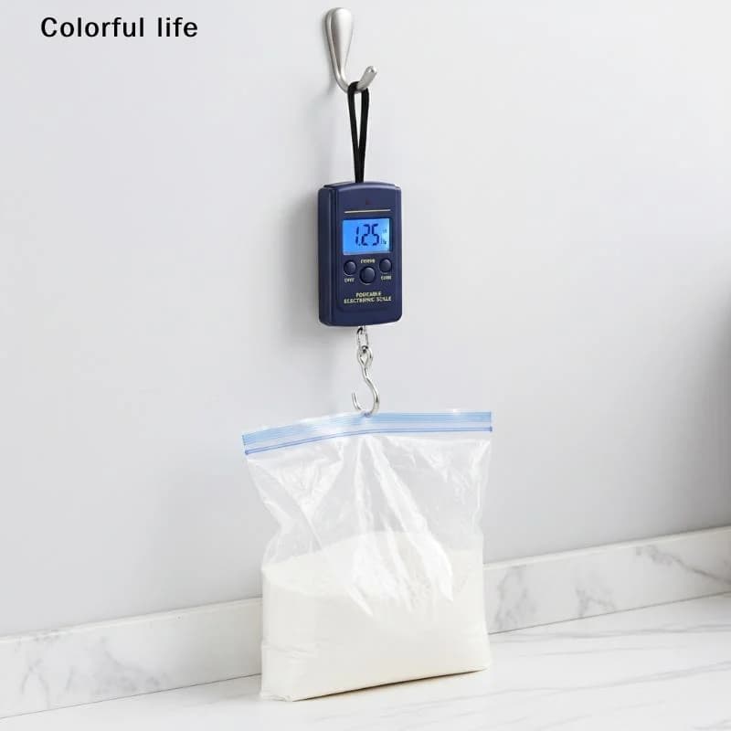 Bilancia Elettronica Portatile da 40kg per Bagagli e Attrezzi da Pesca