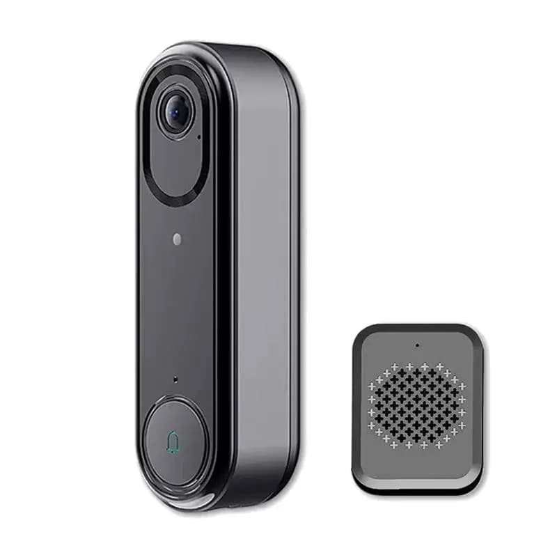 Campanello Wireless Y43A con Telecamera WiFi 2.4G 1080P, Interfono Video, Visione Notturna, Audio Bidirezionale, Monitoraggio Smart per la Casa