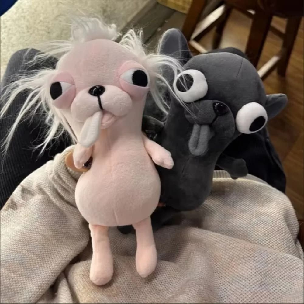 Animali di peluche Chihuahua Peluche Cucciolo Pet Portachiavi Ciondolo Farcito Chihuahua Bambola Realistica Kawaii Peluche Chihuahua Giocattolo per bambini