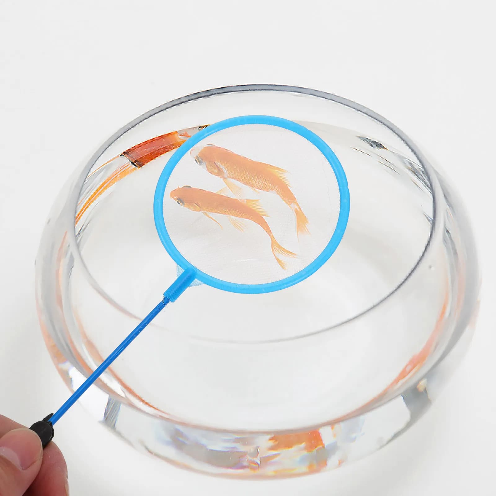 20 Pezzi Reti da Pesca per Bambini con Telaio in Plastica Solida per Acquario, Fiume, Lago, Rete a Maglia Piccola per Pescare