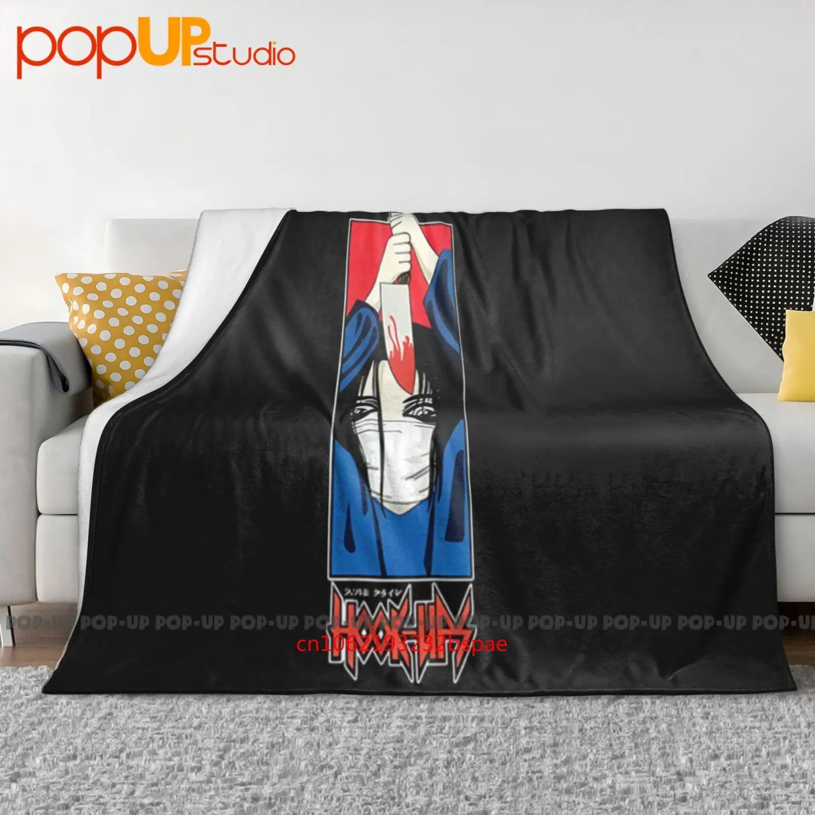kateboard Masked Hook Ups Logo Coperta ultra morbida Trapunta Copridivano invernale Copriletto