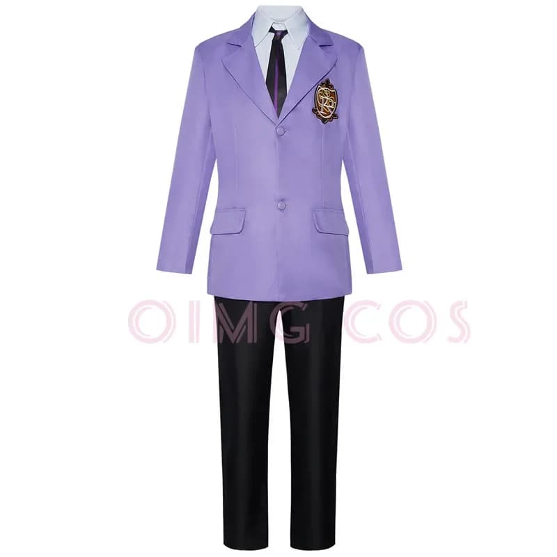 Costume Cosplay Ouran High School Host Club per Adulti, Uniforme per Carnevale, Anime, Halloween, Festa in Maschera, Costumi per Uomo