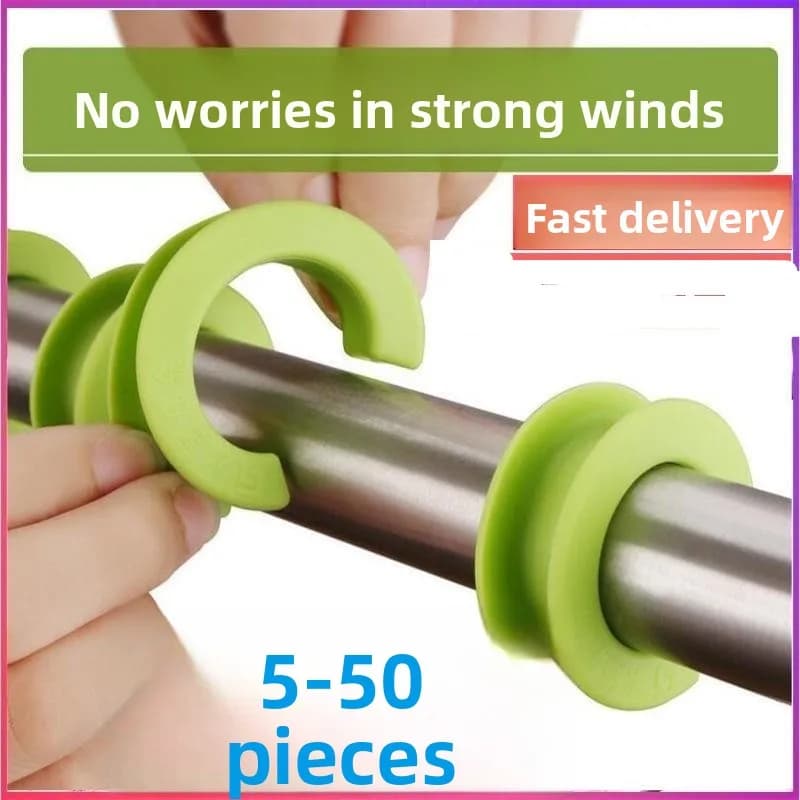 Anti-Slip Plastic Clothes Drying Rack Hook Buckle Home Use Windproof Clothes Hanger Separator T-Shirt Holder Creative Design