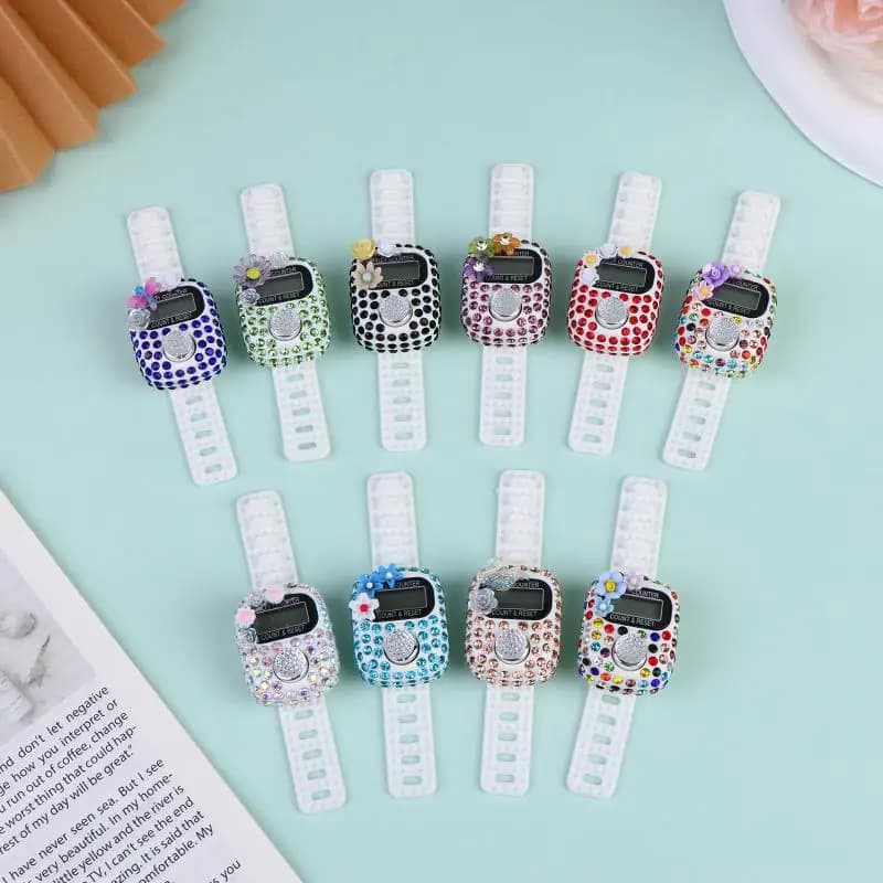 Electronic Finger Counter Ring Finger Click Resettable Digital Display Counter Golf Count Portable Golf Accessories