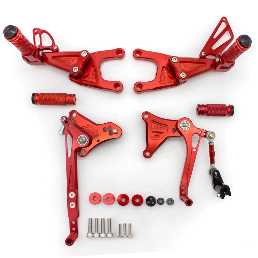 Per Benelli Tnt125 Tnt 125 2016 -2022 Moto Rearset Poggiapiedi Pedana Pedale In Alluminio Cnc Pedana Set Posteriore