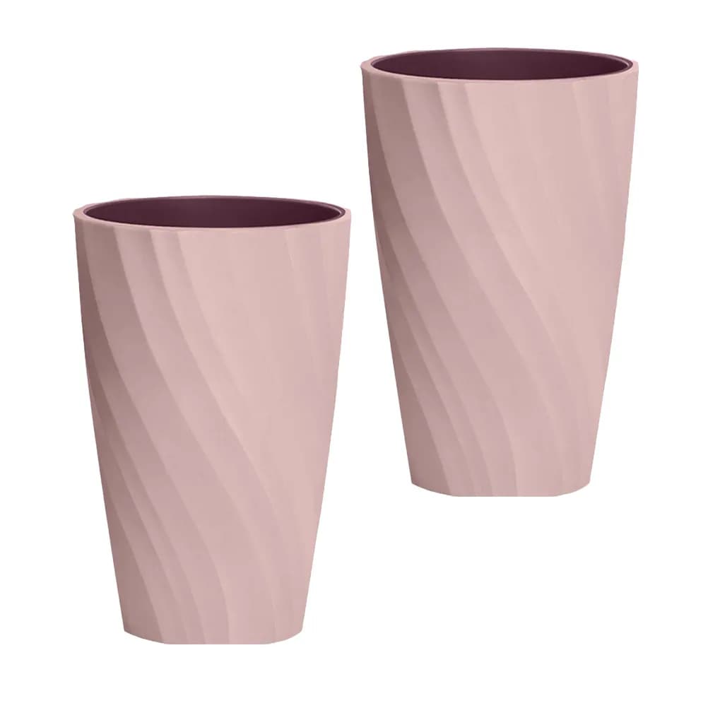 Set di 2 Portaspazzolini Salvaspazio, Tazza Multifunzione per Spazzolino e Bicchiere per Gargarismo, Design Compatto e Portatile per Casa e Viaggio