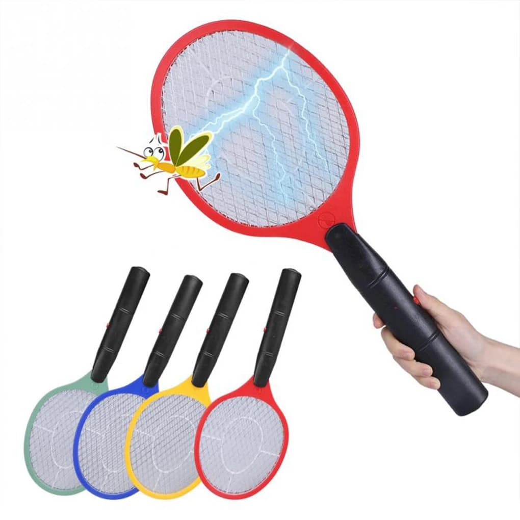 Scacciamosche elettrico portatile Batteria senza fili Power Scacciamosche elettrico Scacciamosche Bug Racchetta Insetti Killer Domestico