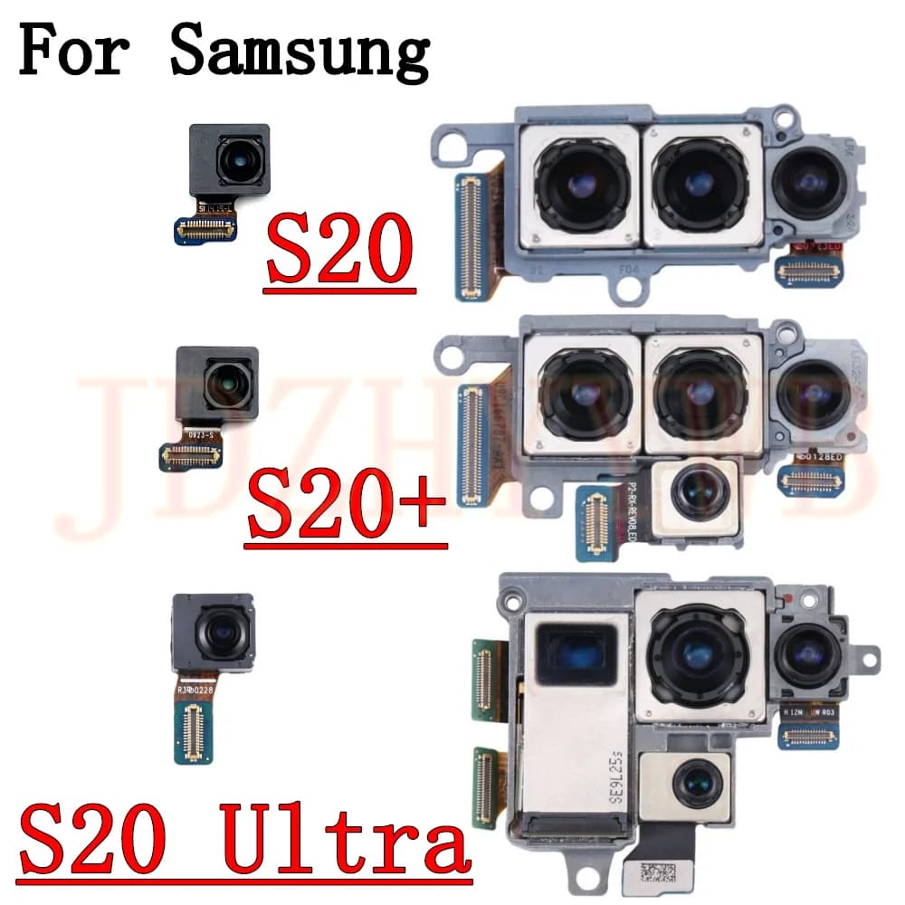 Fotocamera posteriore anteriore per Samsung Galaxy S20 + S20 Ultra 5G G980 G981 G988 G986 modulo fotocamera principale frontale Selfie con retro largo