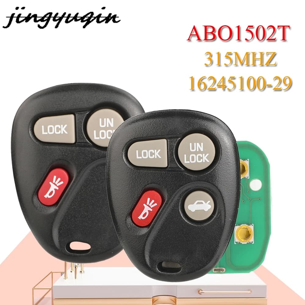 JYQ ABO1502T 3/4BTN Chiave A Distanza Per Auto 315Mhz Per Chevrolet Malibu GMC Sierra Sonoma Cadillac Pontiac Sunfire Firebird Fob di Controllo
